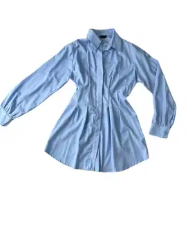 Mini Dress Biru Sarah Gibson #SimpelnyaBerbagiBerkah