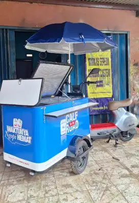 SEPEDA LISTRIK JUALAN/GEROBAK SEPEDA LISTRIK/SEPEDA GEROBAK MURAH
