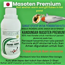 Obat kutu ikan masoten premium 250ml original japan