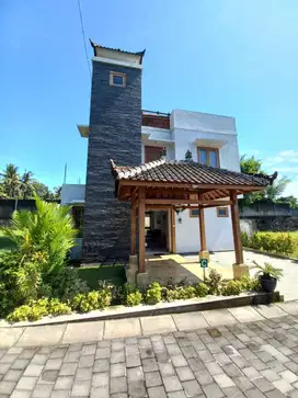 FOR RENT VILLA BAGUS TENANG VIEW SAWAH 3BR LOKASI STARTEGIS UBUD