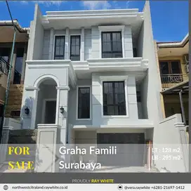dijual rumah graha famili dekat pakuwon indah