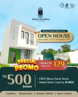 SUPER PROMO DISKON HINGGA 129JUTA DI TERAS MADINA CIBUBUR
