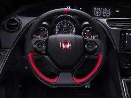 Steering Wheel Emblem Honda Red J'Sracing