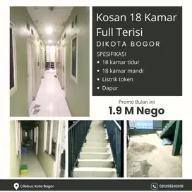 Kosan Dijual Cepat Full Terisi Di Bogor Dekat Kampus Pakuan