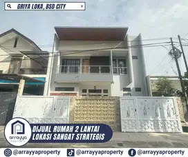 DIJUAL RUMAH BARU MEWAH DI JALAN UTAMA GRIYA LOKA BSD -ARB104