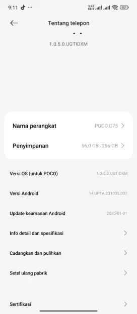 Xiaomi poco c75 nfc