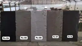 PU Stone Rock Panel Dinding Aesthetic Motif Batu Arjuno Series 122 CM