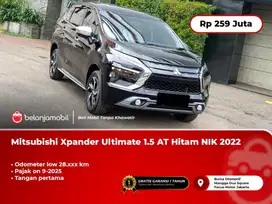 [ LOW KM ] Mitsubishi Xpander Ultimate 1.5 AT Hitam 2022/2023