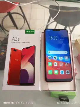 Oppo A3s 6/128 bekas fullset normal bisa Tukar Tambah