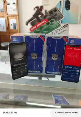 Tecno Spark 30 Pro 8GB/256GB ,Baru,Segel Box,Garansi Resmi,Original