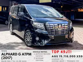 (EX ASTRA) ALPHARD G ATPM 2017, ALPHARD 2.5 G 2017, ALPHARD 2016