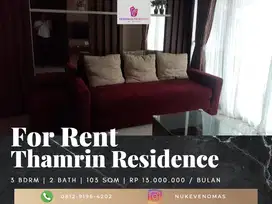 Disewakan Apartement Thamrin Residence 3BR Full Furnished Tower B