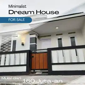 Rumah minimalis 2 kamar mulai dari 135 jutaan 5 menit dari stasiun KRL
