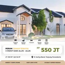 RUMAH PURWOKERTO KOMPLEK MENARA TERATAI KREDIT TANPA BI CHECK NON BANK