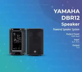 Speaker aktif yamaha dbr 12 dbr12 original garansi resmi