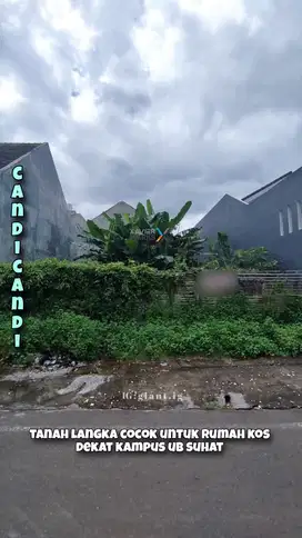 Tanah Strategis dekat UB Suhat di Candi candi Lowokwaru Malang