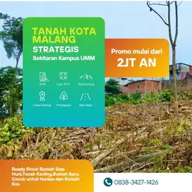 Tanah Strategis Dekat UIN & UMM, Cocok untuk Hunian & Rukos
