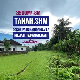 Jual Tanah buat Vila Rumah Gudang Pabrik peternakan kebun tabanan bali