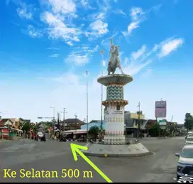 Tanah Murah dekat patung Kuda Nyi Ageng Serang Wates