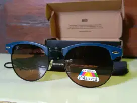 Kacamata Geoff Max Original Retro Biru Navy