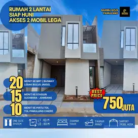 Rumah 2 lantai siap huni di Pusat Kota Tangerang Selatan