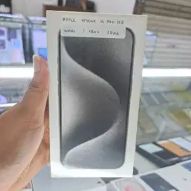 IPhone 15 Pro 1TB White Titanium New Garansi Resmi IBox 1 Tahun