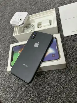 Iphone X 256gb S Grey Resmi iBox Fullset SEMUA NORMAL Jual Murah BJM