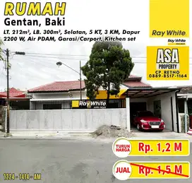 RUMAH DIJUAL GENTAN BAKI SUKOHARJO