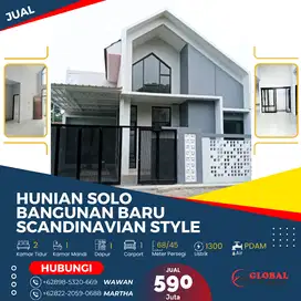 Hunian Solo Bangunan Baru Scandinavian Style