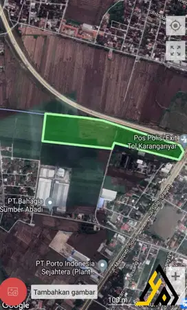 Dijual investasi terbaik lokasi kebak keramat luas 40000m !