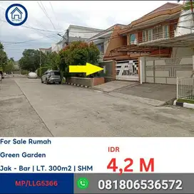 JUAL  VIA LELANG RUMAH DI PERUMAHAN GREEN GARDEN JAKARTA BARAT