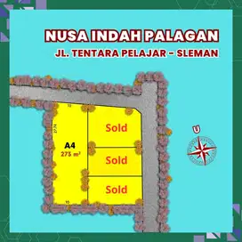 Jl. Kaliurang, Tanah SHM Dijual, Utara Kampus UII