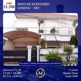 TURUN 1.5M Rumah Manyar Kertoarjo Gubeng Surabaya MEWAH TERAWAT