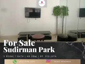 Dijual Apartement Sudirman Park 2 BR Furnished Bagus View Selatan