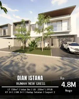 Dian istana bagus baru ada 3 unit  carport 2