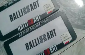 License Plate RalliArt (Original RalliArt) |