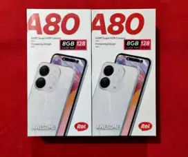Itel A80 4+4/128 BARU garansi resmi 1th bisa Tukar Tambah atau Kredit