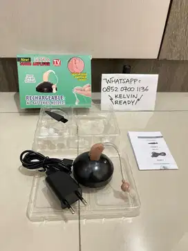 Alat Bantu Dengar Cas USB Rechargeable Ultra Sound Amplifier Charge