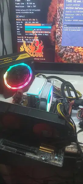 VGA GTX 750Ti Galax 2GB GDDR5 128Bit PIn 6 2 Fan Normal mulus