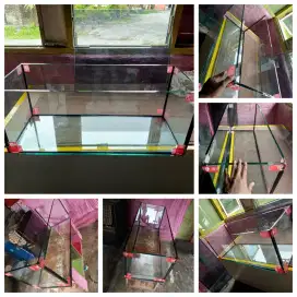 Aquarium kaca full 10 Mili.