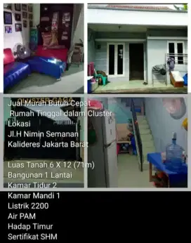 Di jual rumah di samping poris