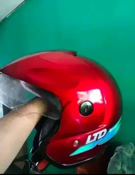 Jual helm ltd sport merah maron