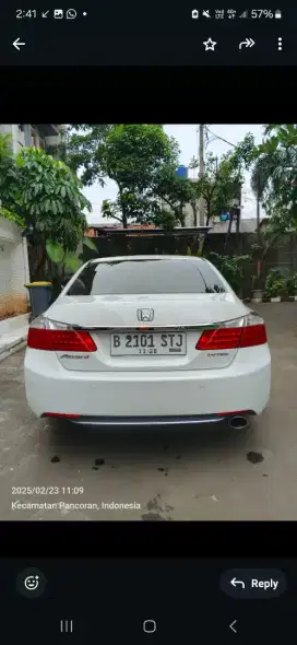 Honda Accord 2.4 VTI-L putih metallic