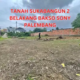 JUAL CEPAT TANAH SUKABANGUN 2 PALEMBANG