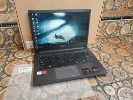Acer amd athlon ram 8gb ssd 256gb vga radeon 5gb FHD batre5jam sehat
