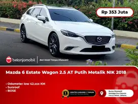 [ LOW KM ] Mazda 6 Mazda6 Estate Wagon 2.5 AT Putih Metalik 2018/2019