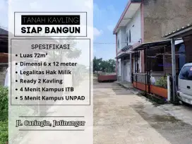 TANAH SHM 72m² MURAH DI JATINANGOR