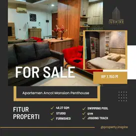 Jual Apartemen Ancol Mansion Studio  furnish best view jakarta utara