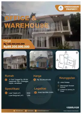 Office di Jl. Putri Tunggal Depok Jawa Barat