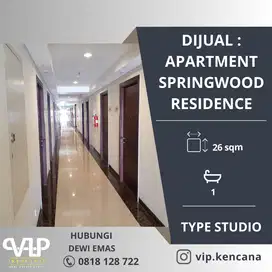 Dijual Apartment Springwood Residence, Jalan Mh Thamrin, Tangerang